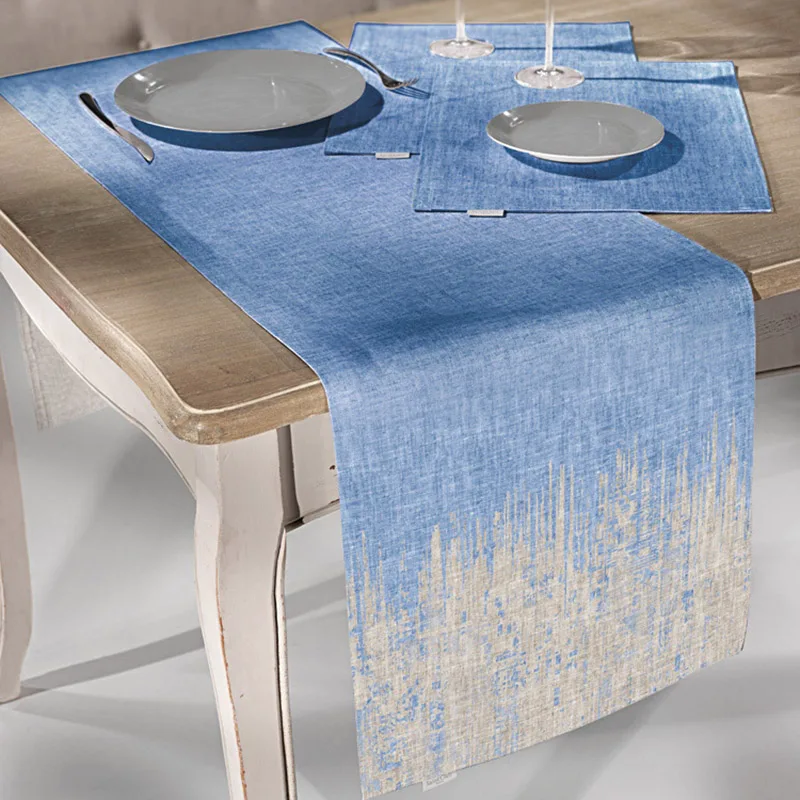 Τραβέρσα 40X160 Saint Clair 2040 Blue Jean Μπεζ (40x160)