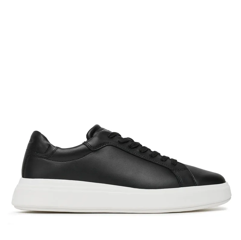 Ανδρικά Δερμάτινα Sneakers Calvin Klein HM0HM01016-BEH Μαύρα