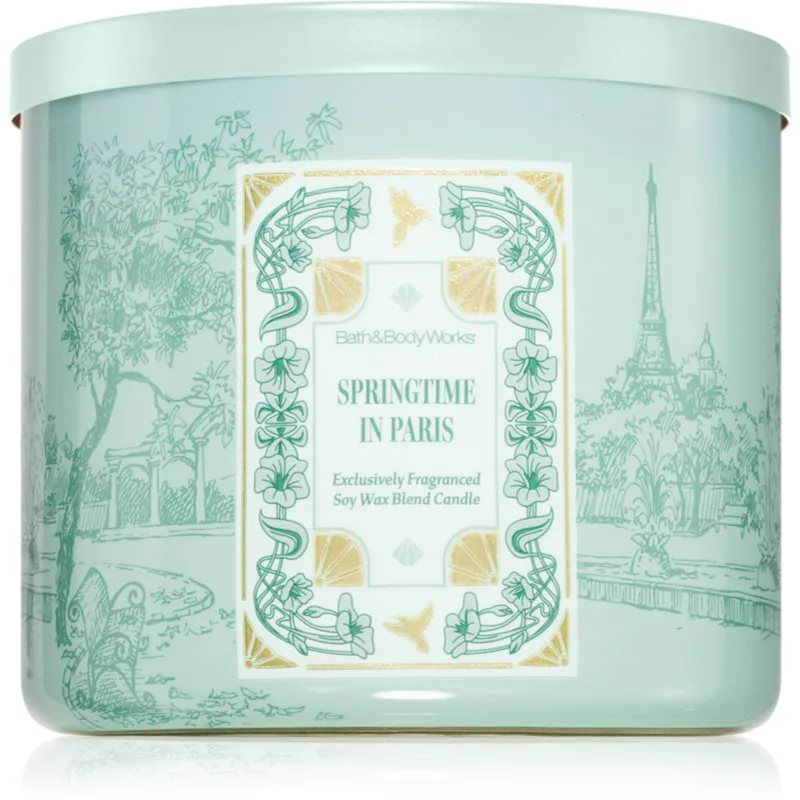 Bath & Body Works Springtime In Paris αρωματικό κερί 411 γρ