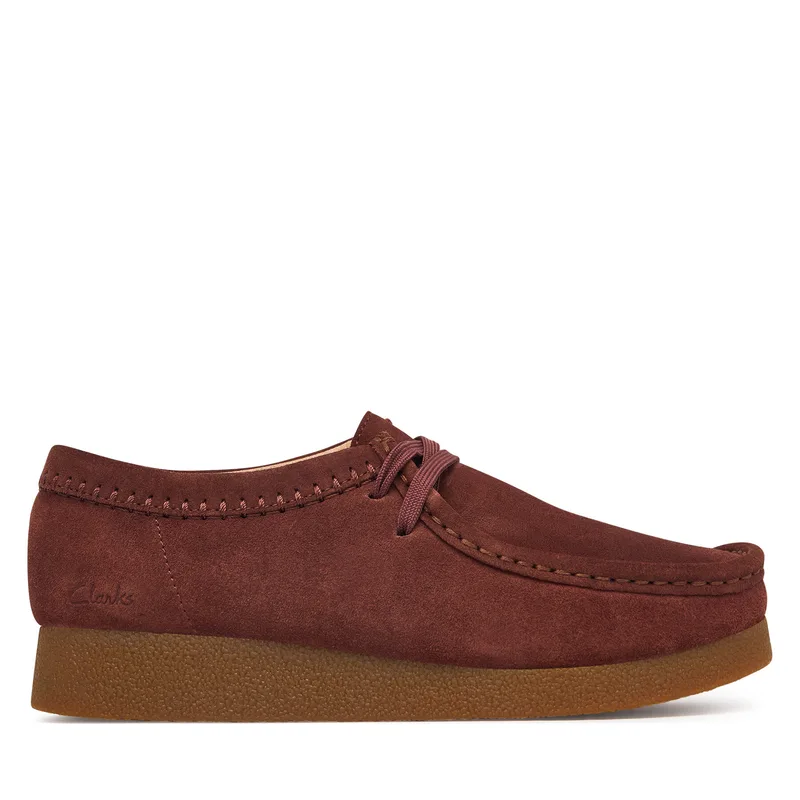 Κλειστά παπούτσια Clarks WallabeeEVOSh 26329301 Μπορντό