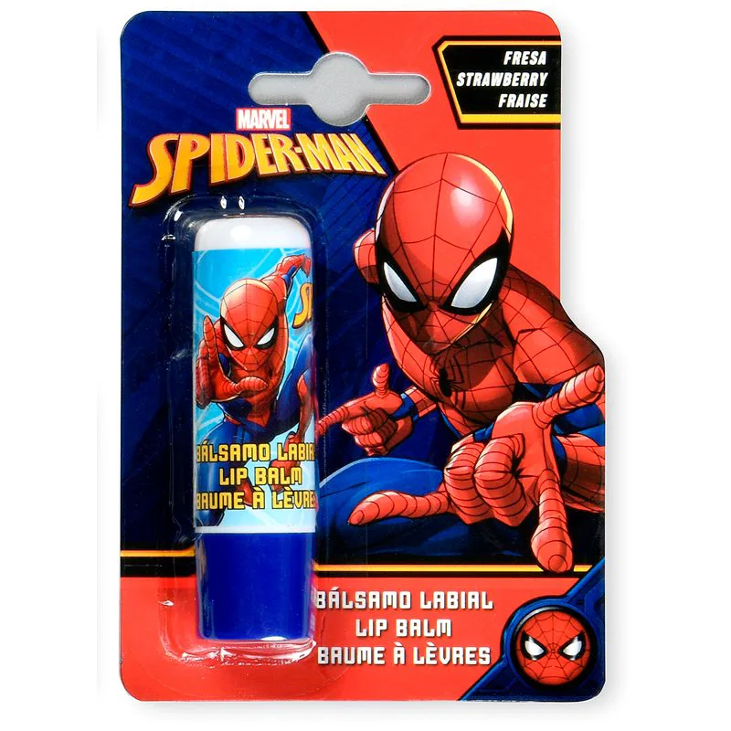 Marvel Spiderman Lip Balm Βάλσαμο για χείλη με γεύση φράουλας 4 γρ