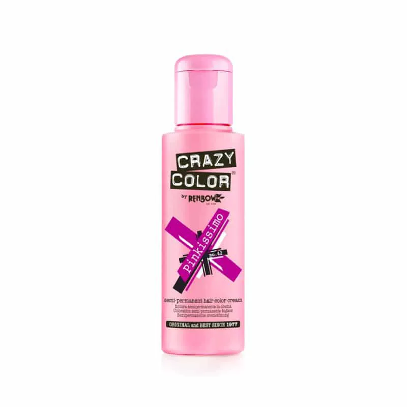 Crazy Color Ημιμόνιμη Κρέμα-Βαφή Μαλλιών Pinkissimo 100ml