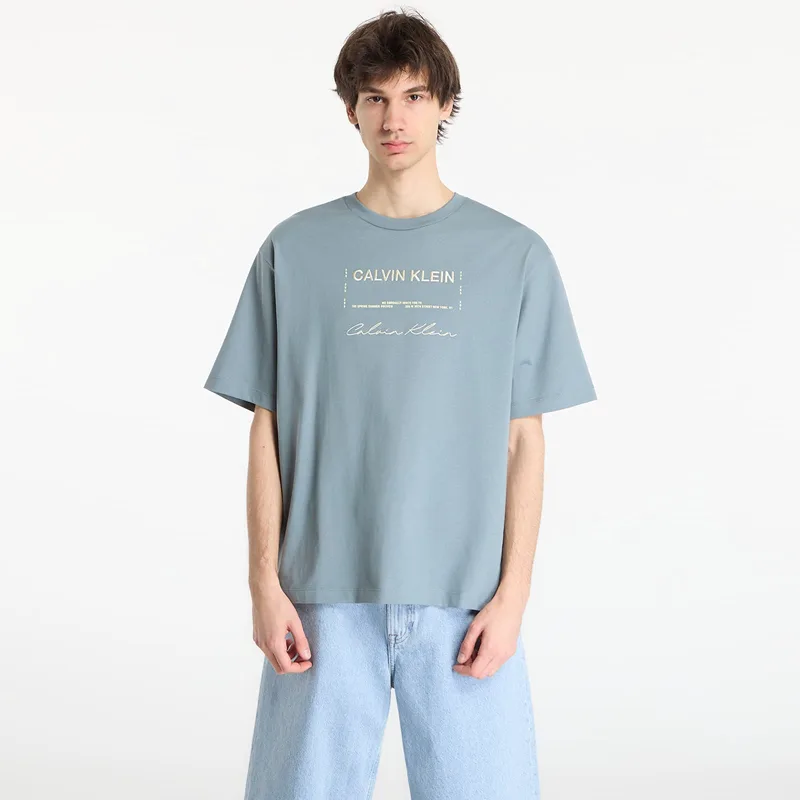 T-shirt Calvin Klein Jeans 16S April Graphic Se Tee Gray L