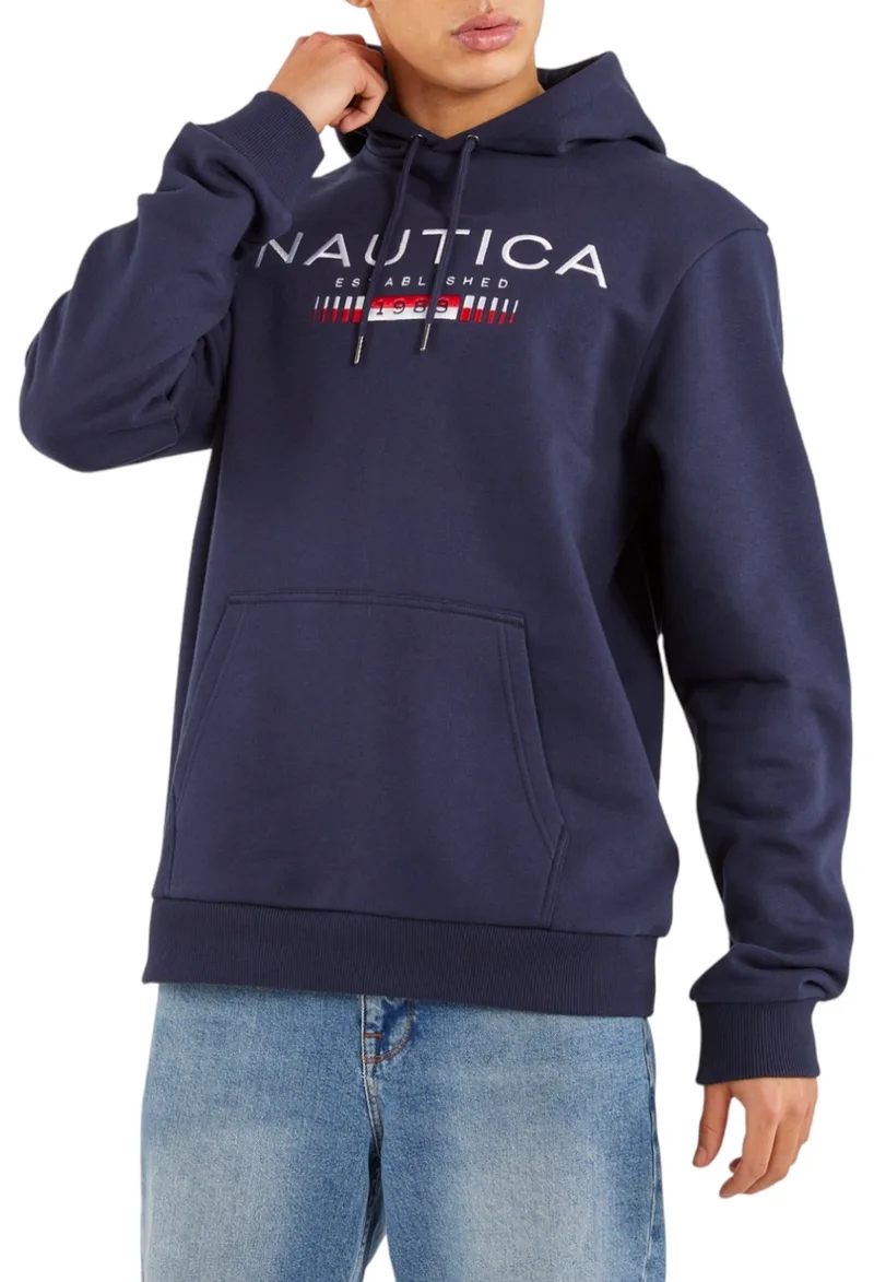 Μπλούζα Μακρυμάνικη Nautica Troy Oh Hoody Φούτερ N1K01350-459 Ανδρικό