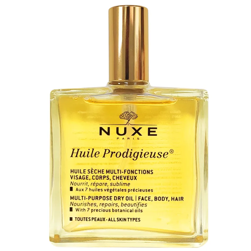 Nuxe Huile Prodigieuse Ξηρό Λάδι Ενυδάτωσης & Λάμψης για Πρόσωπο - Σώμα - Μαλλιά με Άρωμα από Άνθη Πορτοκαλιάς, Μανόλιας & Βανίλιας 100ml