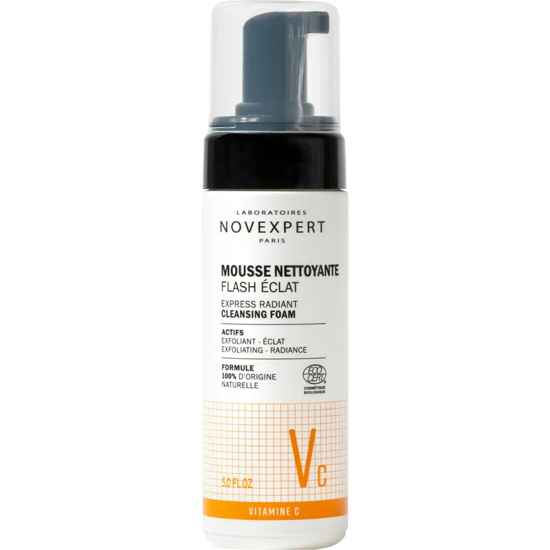 Novexpert Flash Radiance Cleansing Foam Αφρός Καθαρισμού Λάμψης για Όλους τους Τύπους Δέρματος 150ml