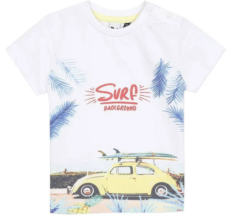 T-SHIRT 3 POMMES 3Q10063 ΛΕΥΚΟ (18 ΜΗΝΩΝ)-(92CM)