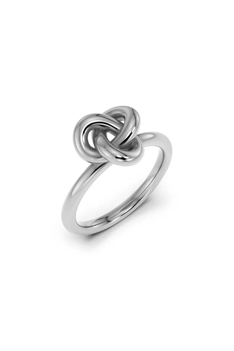 EDBLAD γυναικείο δαχτυλίδι "Infinity Knot Steel" (XL) - 129866-XL