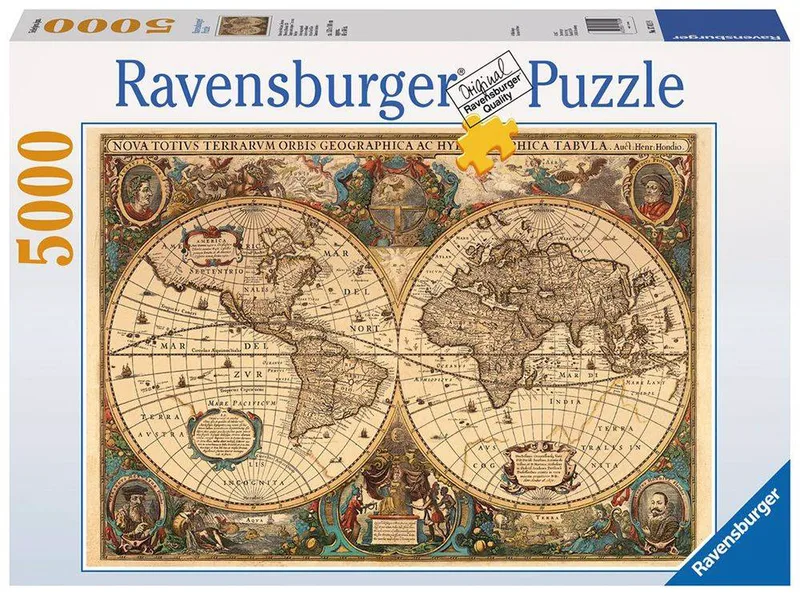 ΙΣΤΟΡΙΚΟΣ ΧΑΡΤΗΣ RAVENSBURGER- 5000 ΚΟΜΜΑΤΙΑ