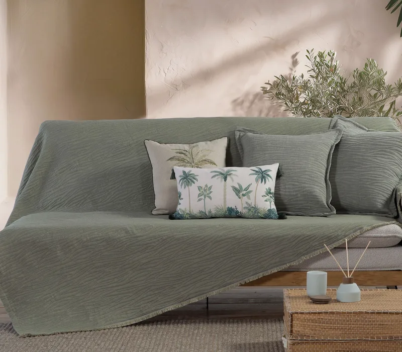Ριχτάρι Τριθέσιου Nef-Nef Zebra Green 170x300