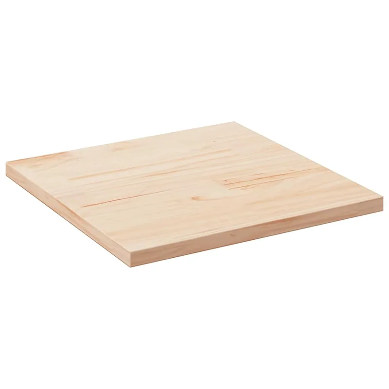 vidaXL Επιφάνεια Τραπεζιού Τετράγωνη 70x70x2,5 εκ. από Μασίφ Ξύλο Πεύκου