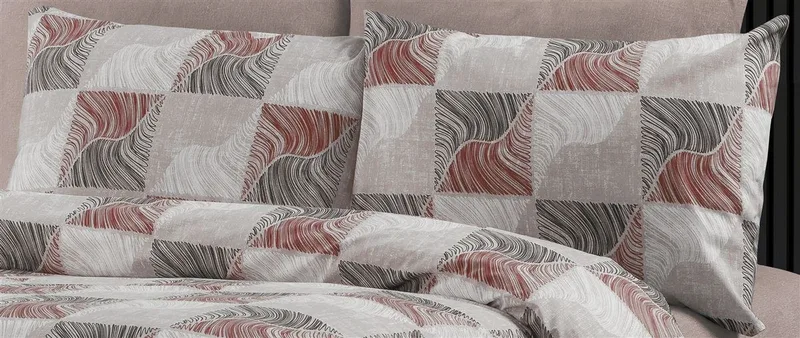 Μαξιλαροθήκη Dimcol Κλεοπάτρα 611 50x70 Red-Black