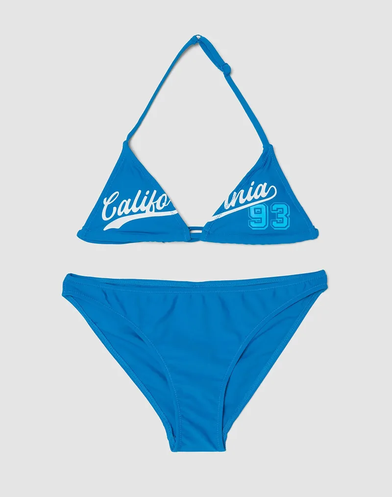 OVS BIKINI LETTERING HI-DENS 2616993-AZURE/BLUE Blue