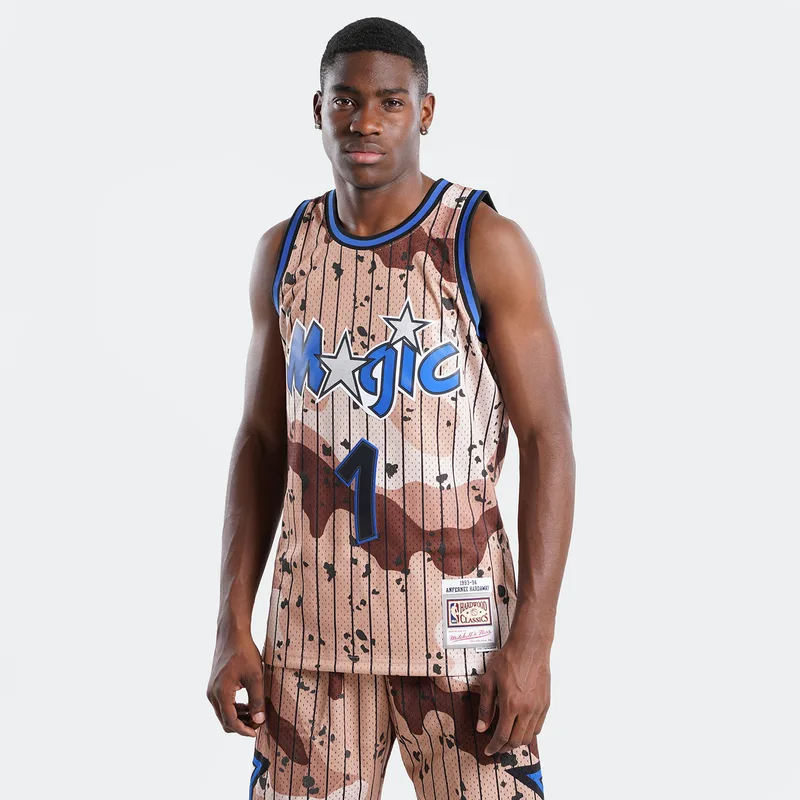 Mitchell & Ness NBA Hardaway Orlando Magic Camo Reflective Swingman Jersey (9000098884_3257)