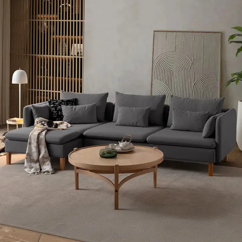 Γωνιακός Καναπές Flexy Relax - Anthracite 752Est1310 (285x150x75x100)