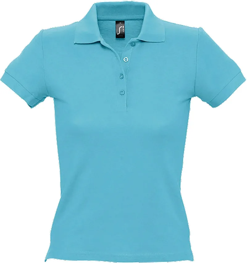 Γυναικείο πόλο πικέ People SOLS 11310 Atoll Blue