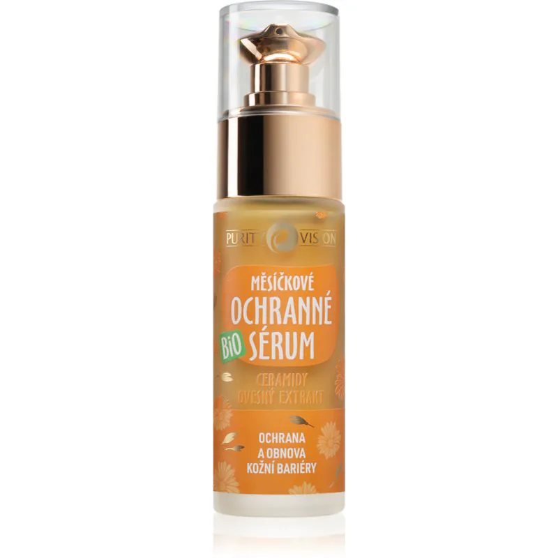 Purity Vision BIO Calendula Protective Serum προστατευτικός ορός με κηραμίδια 30 ml