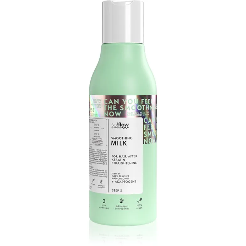 so!flow After Keratin Straightening Smoothing Milk λοσιόν για τα μαλλιά 150 ml