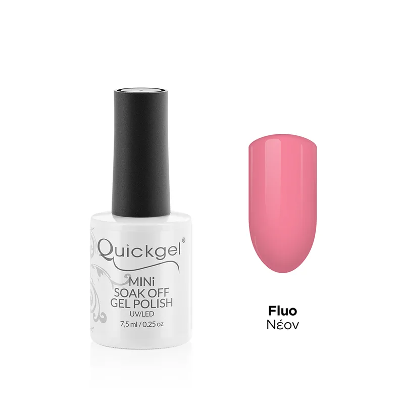 Quickgel No 533 - Ροζ Fever - Ημιμόνιμο Βερνίκι - 7,5 ml