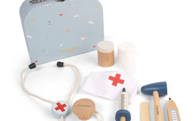 Filibabba Play Set – Wooden Toys – Little Doctor