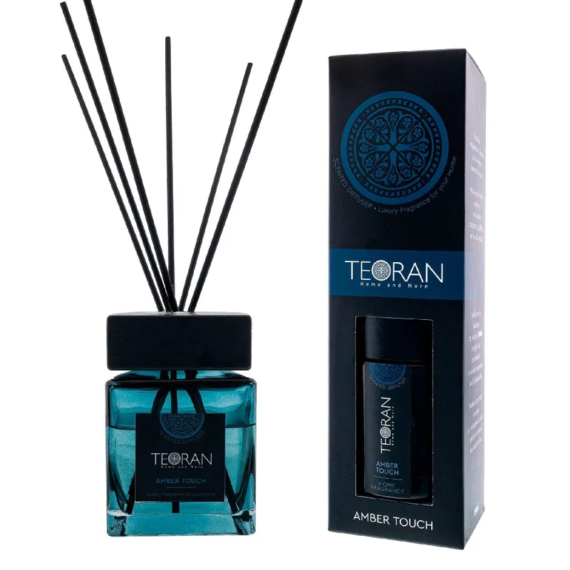 Αρωματικο xώρου σε stick Teoran Amber Touch τετράγωνο 150ml