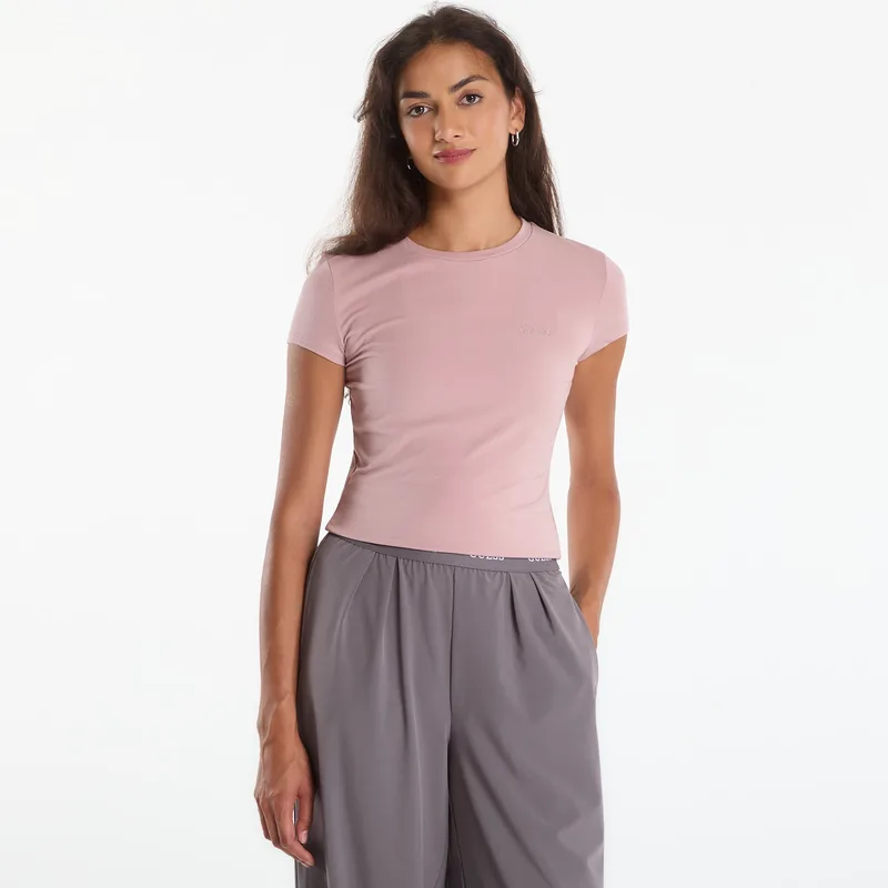 T-shirt GUESS Lotus Slim Ss T-Shirt French Mauve L