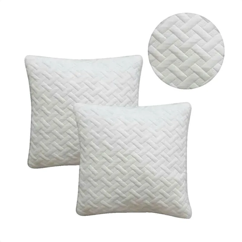 Today Oreiller Lot de 2 Mémoire de forme 60x60 cm Blanc