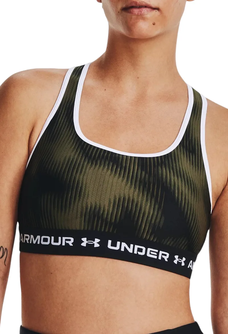 Μπουστάκι Under Armour Crossback Mid Print 1361042-390 Γυναικείο