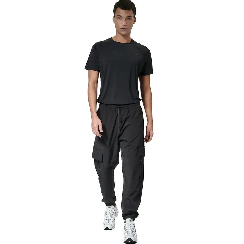 MEN'S POlY STRETCH CARGO PANTS BLACK