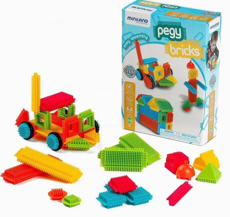 ΠΑΙΧΝΙΔΙ ΚΑΤΑΣΚΕΥΗΣ MINILAND PEGY BRICKS 36 ΤΜΧ