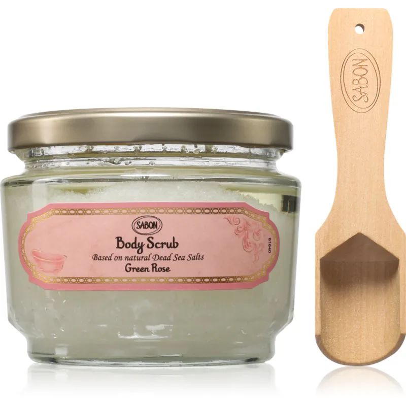 Sabon Medium Green Rose Scrub σώματος 320 γρ