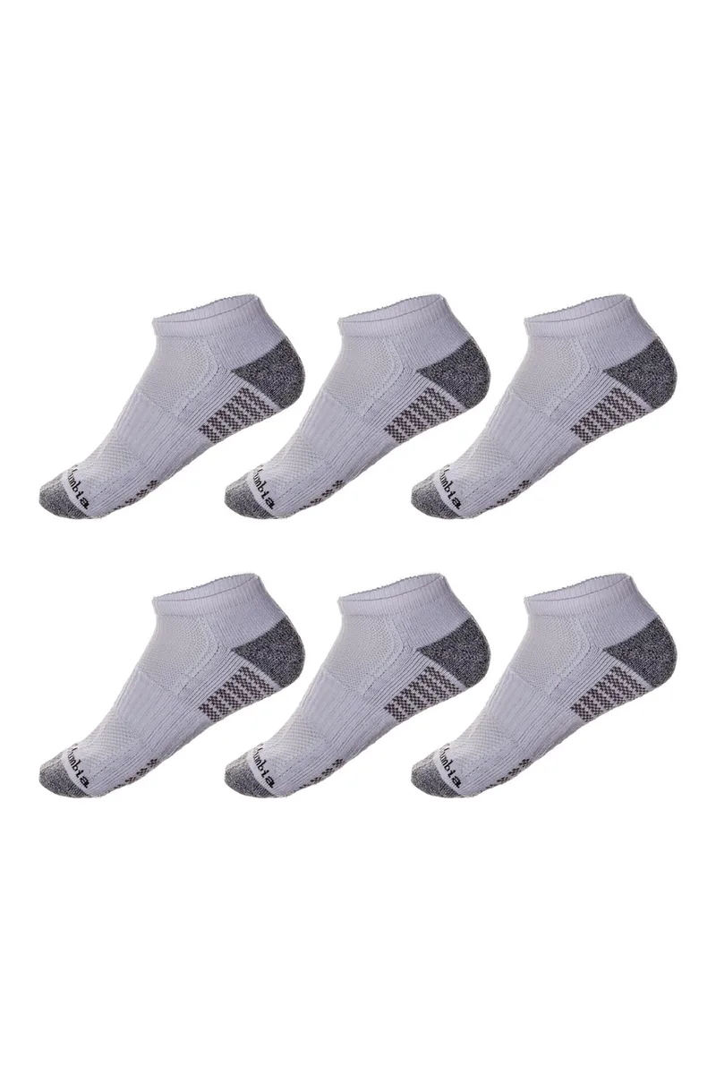 Columbia σετ unisex κοντές κάλτσες με λογότυπο "Athletic Fashion" (3 ζευγάρια) - C1181MBlackM Λευκό