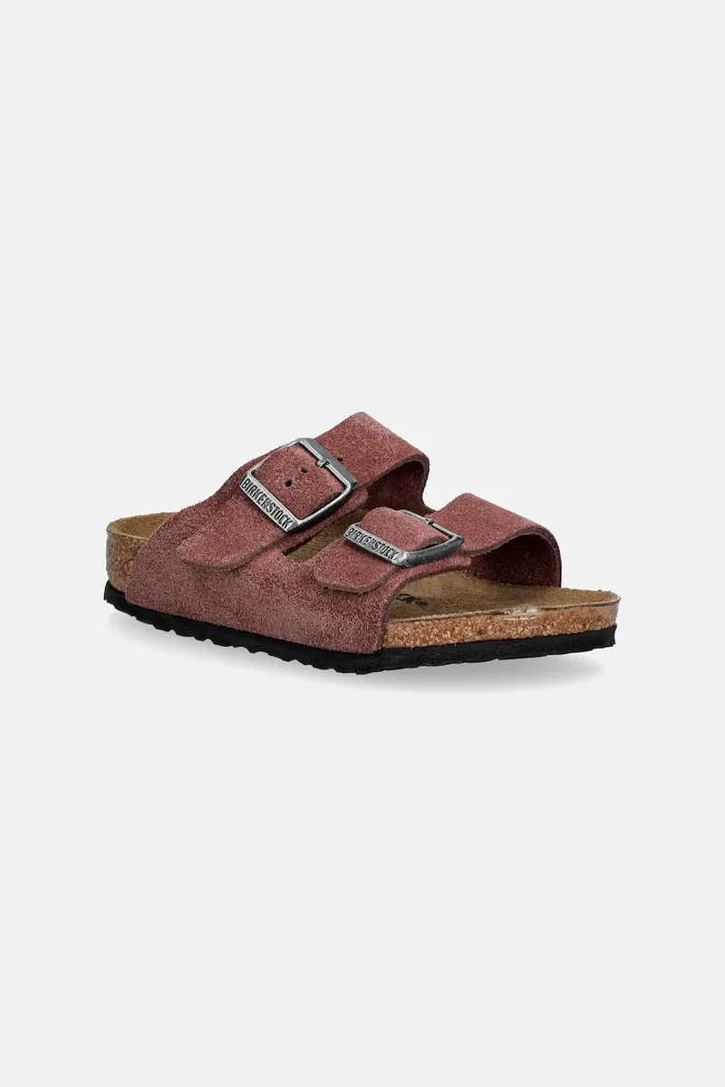 Birkenstock σαγιονάρες παιδικές σουέτ Arizona