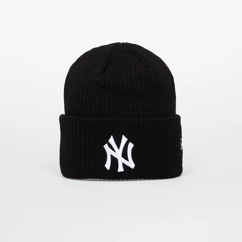 Καπέλο New Era Knit Medium MLB Wide Cuff Beanie New York Yankees Black Universal