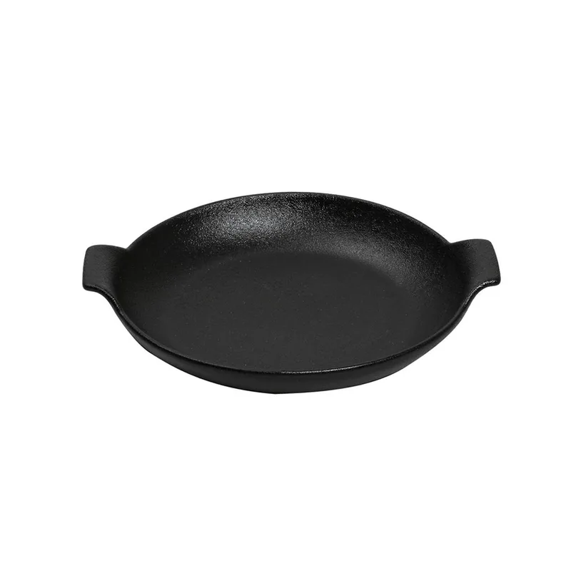 Σαγανάκι Stoneware Μαύρο Lava 20,5x17x5,2εκ. ESPIEL NOL114K2 (Σετ 2 Τεμάχια) (Χρώμα: Μαύρο, Υλικό: Stoneware) - ESPIEL - NOL114K2