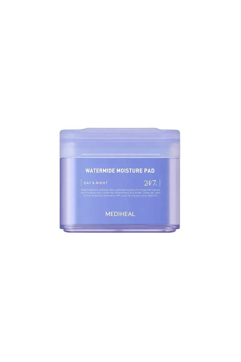 Mediheal Watermide Moisture Pad - Εμποτισμένα Δισκία Με 10 Τύπους Υαλουρονικού (100 pads) - 8809615058695