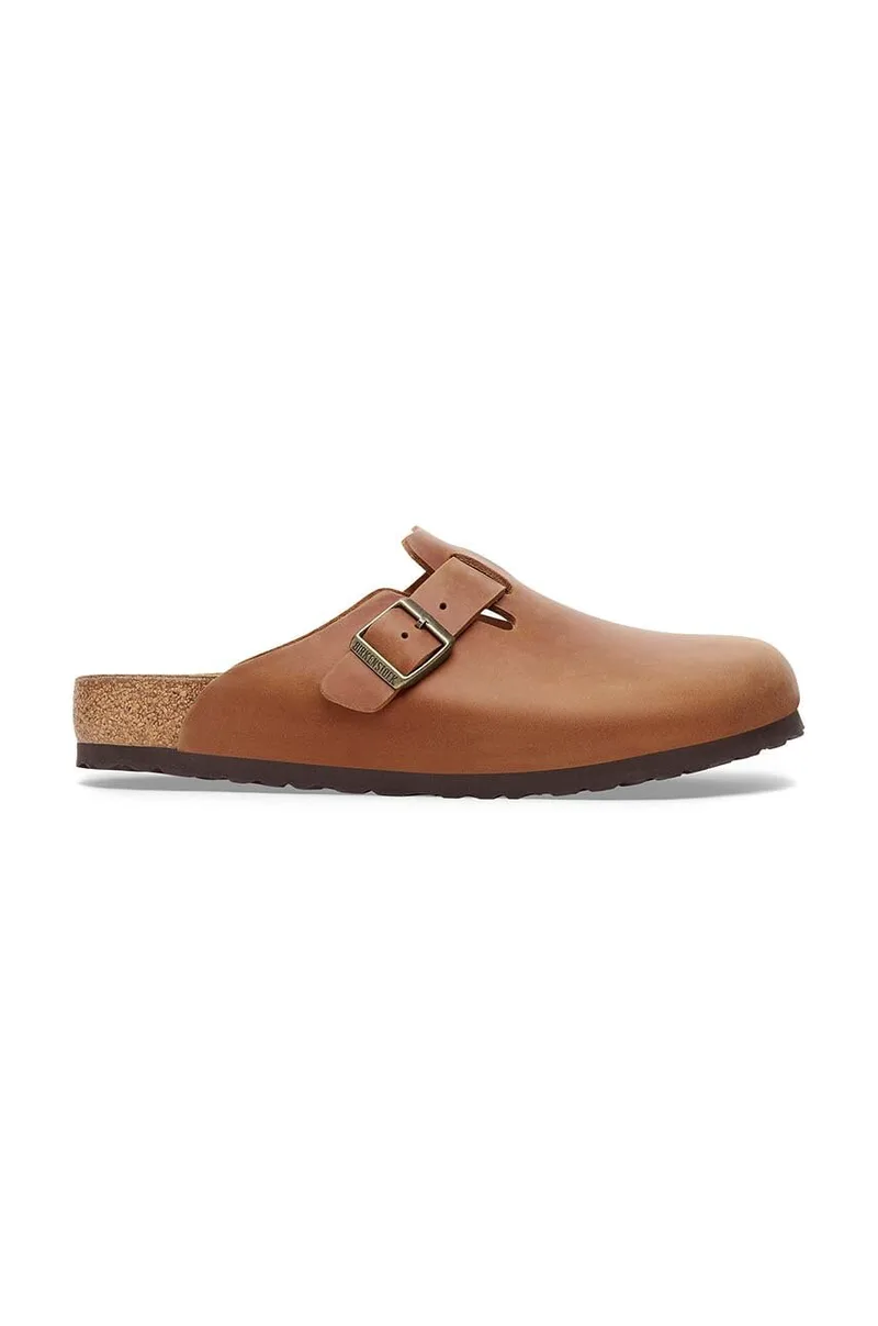 Nubuck παντόφλες Birkenstock Boston