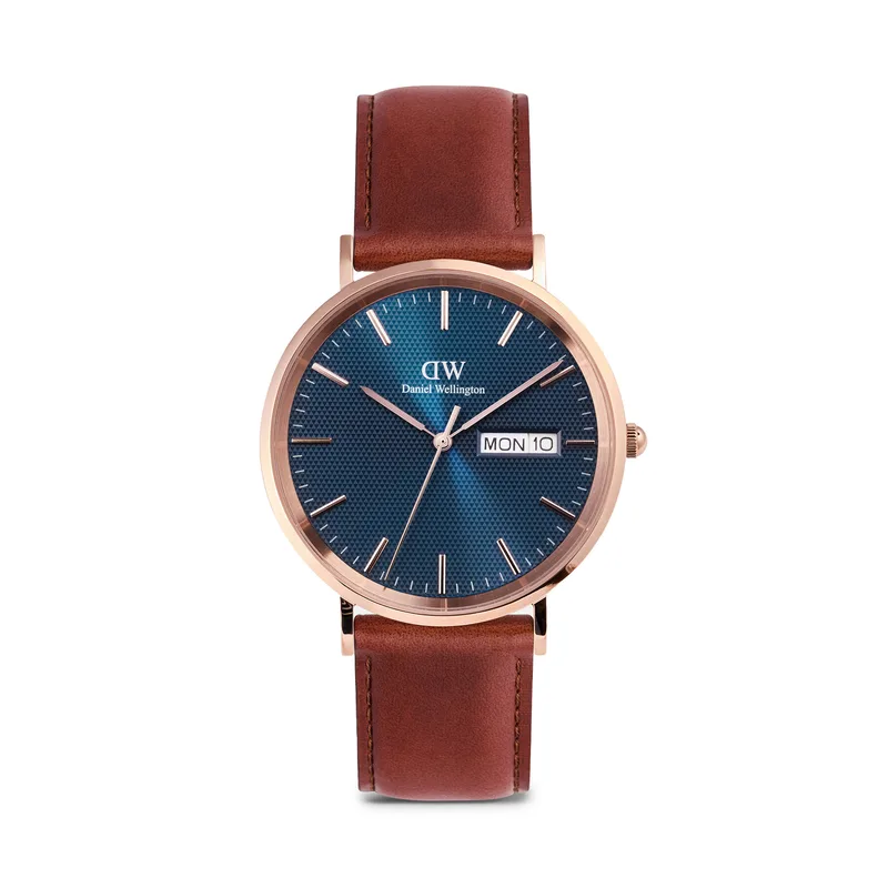 Ρολόι Daniel Wellington Classic Day Display 40 DW00100830 Ροζ χρυσό