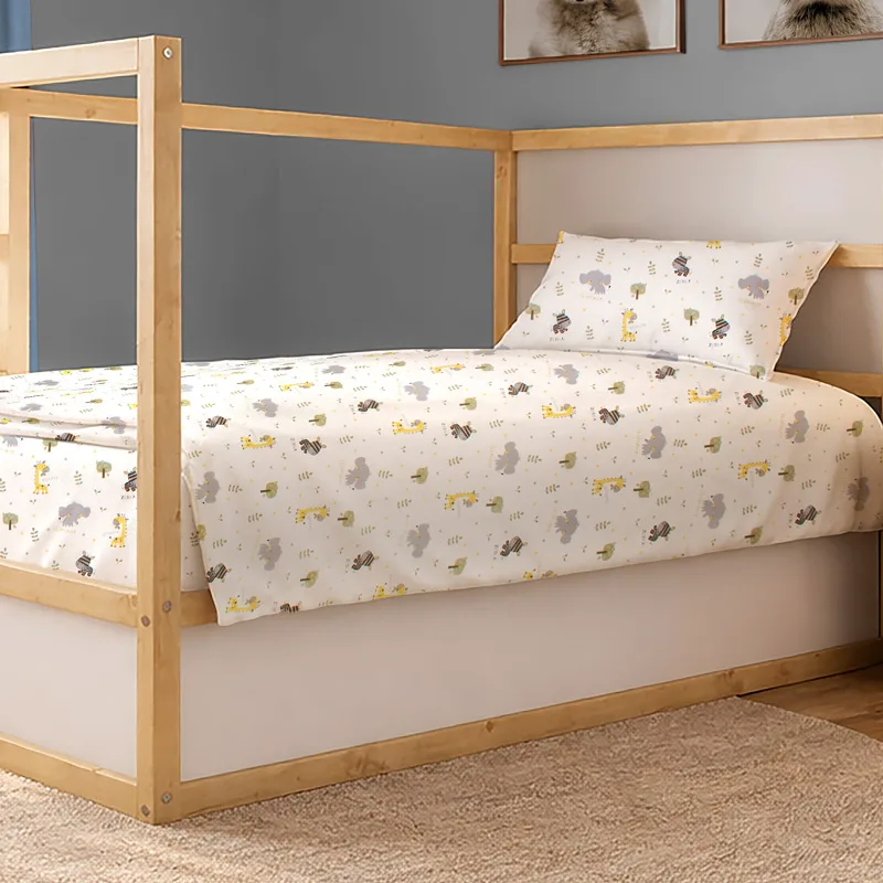 Σεντόνι Μονό Σετ Dimcol Happy Safari 713 Grey