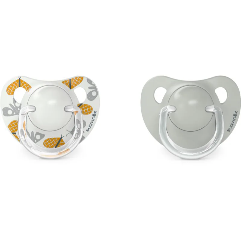 Suavinex Walk Anatomical 6-18 m πιπίλα Grey 2 τμχ