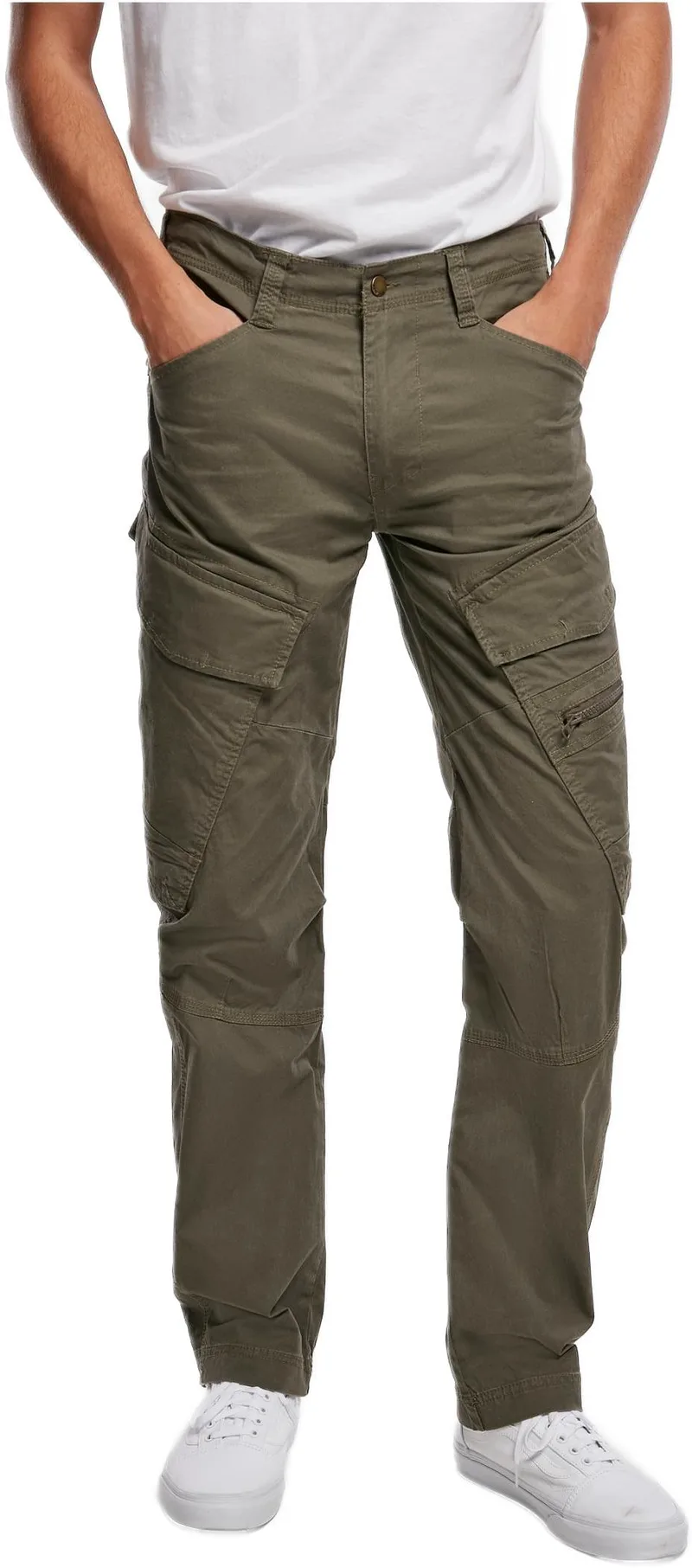 Adven Slim Fit Cargo Pants Brandit BD9470-00176 olive