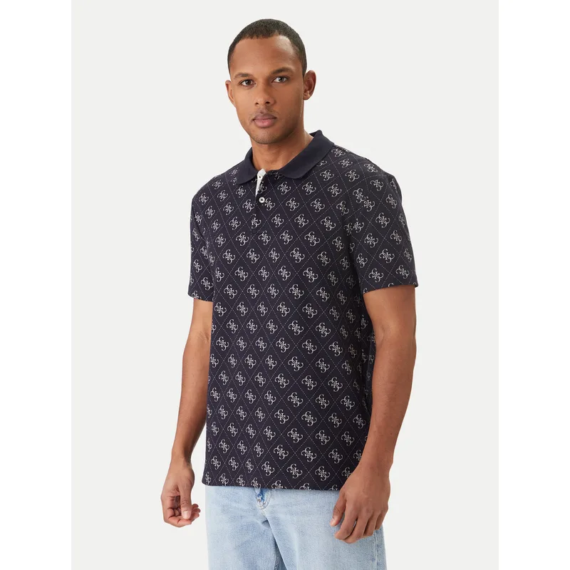 Guess Polo M6GP04 K3073 Σκούρο μπλε Regular Fit