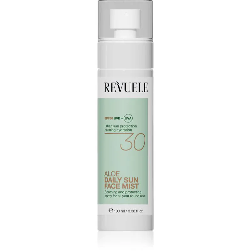 Revuele Aloe Daily Sun Face Mist SPF 30 προστατευτική ομίχλη για το πρόσωπο SPF 30 100 ml
