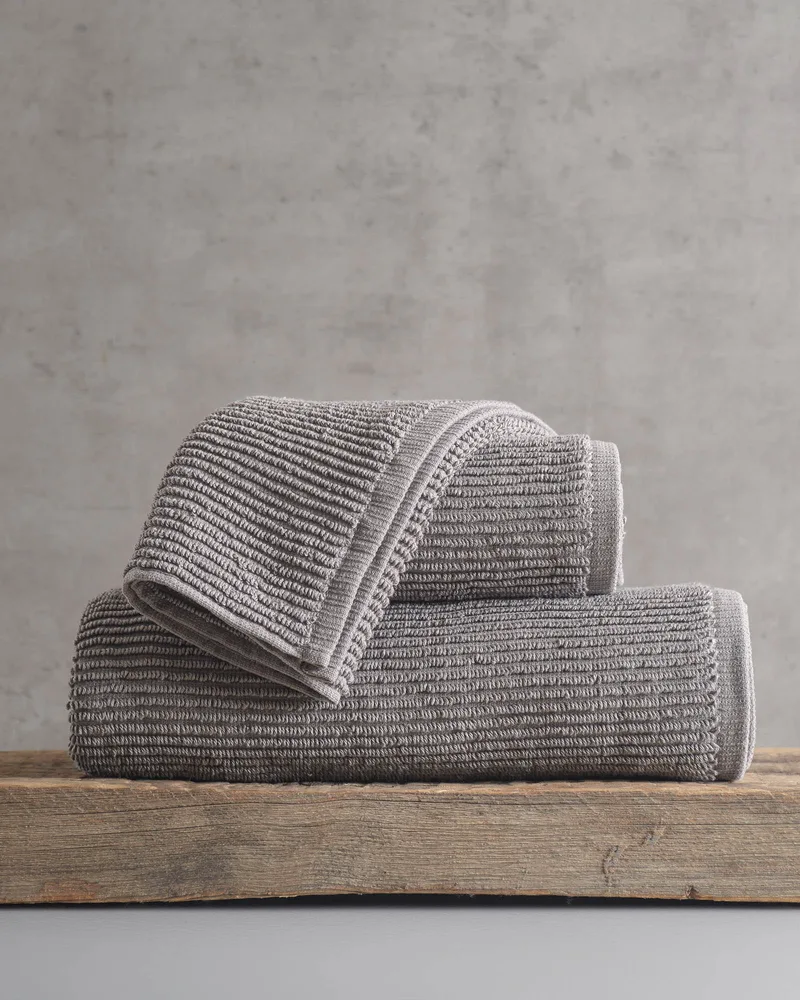 Σετ πετσέτες μπάνιου 3 τεμ. OPERA DARK GREY (ΣΑΚΟΥΛΑ), RYTHMOS HOME