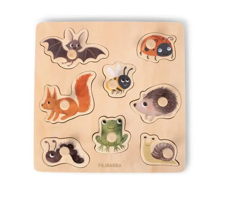 Filibabba Wooden Puzzle - Forest Friends