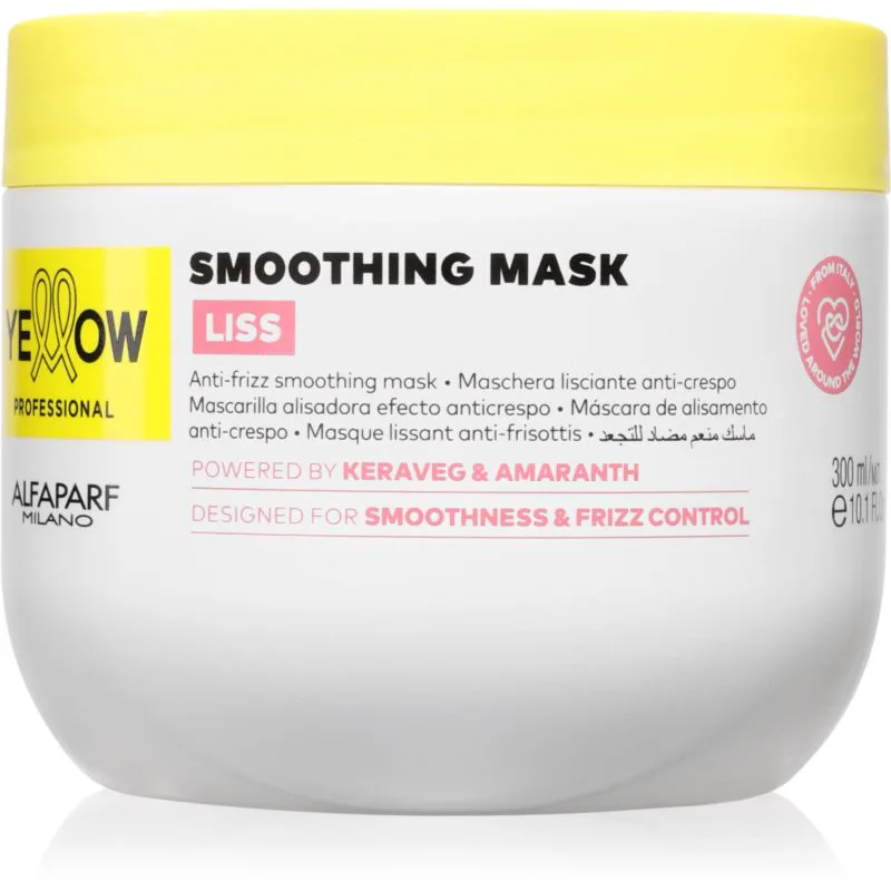 Yellow Professional Liss Smoothing Mask θρεπτική μάσκα για λεία και λαμπερά μαλλιά 300 ml