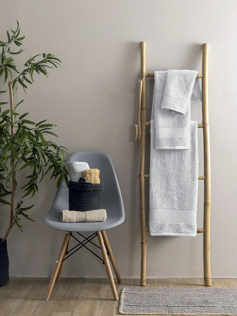 Σετ Πετσέτες 3 Τεμαχίων Palamaiki Naya White 30x50,50x90,70x140