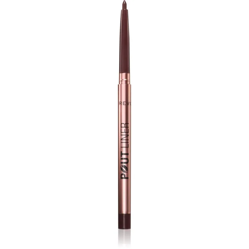 Revolution Pout Liner μολύβι για τα χείλη για αύξηση του όγκου απόχρωση Deepest Mauve 0.2 γρ