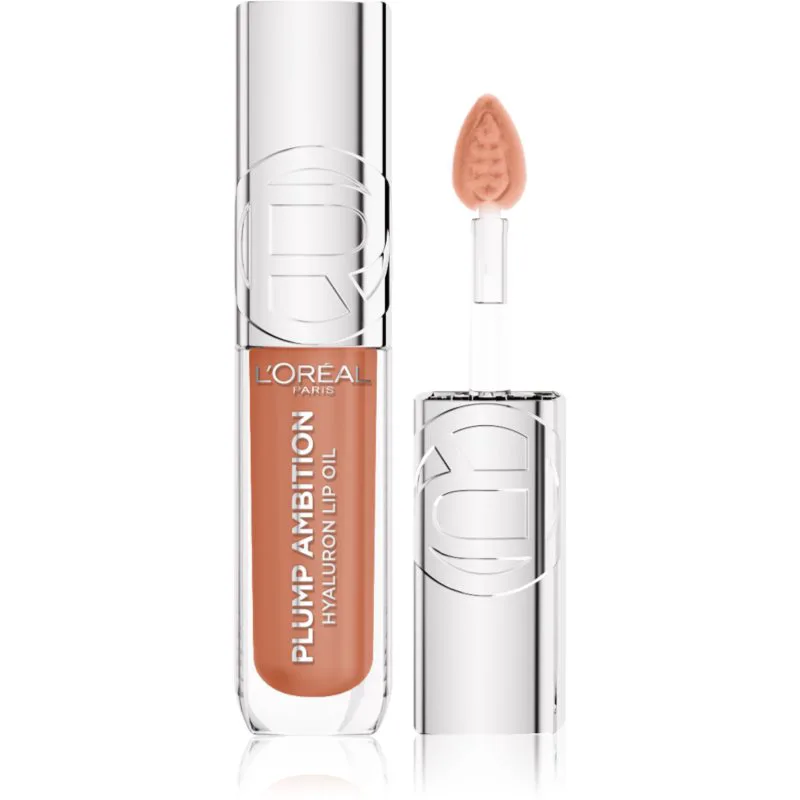 L’Oréal Paris Plump Ambition λιπ γκλος χειλιών για μεγαλύτερο όγκο με υαλουρονικό οξύ απόχρωση 641 Latte Glace 5 ml