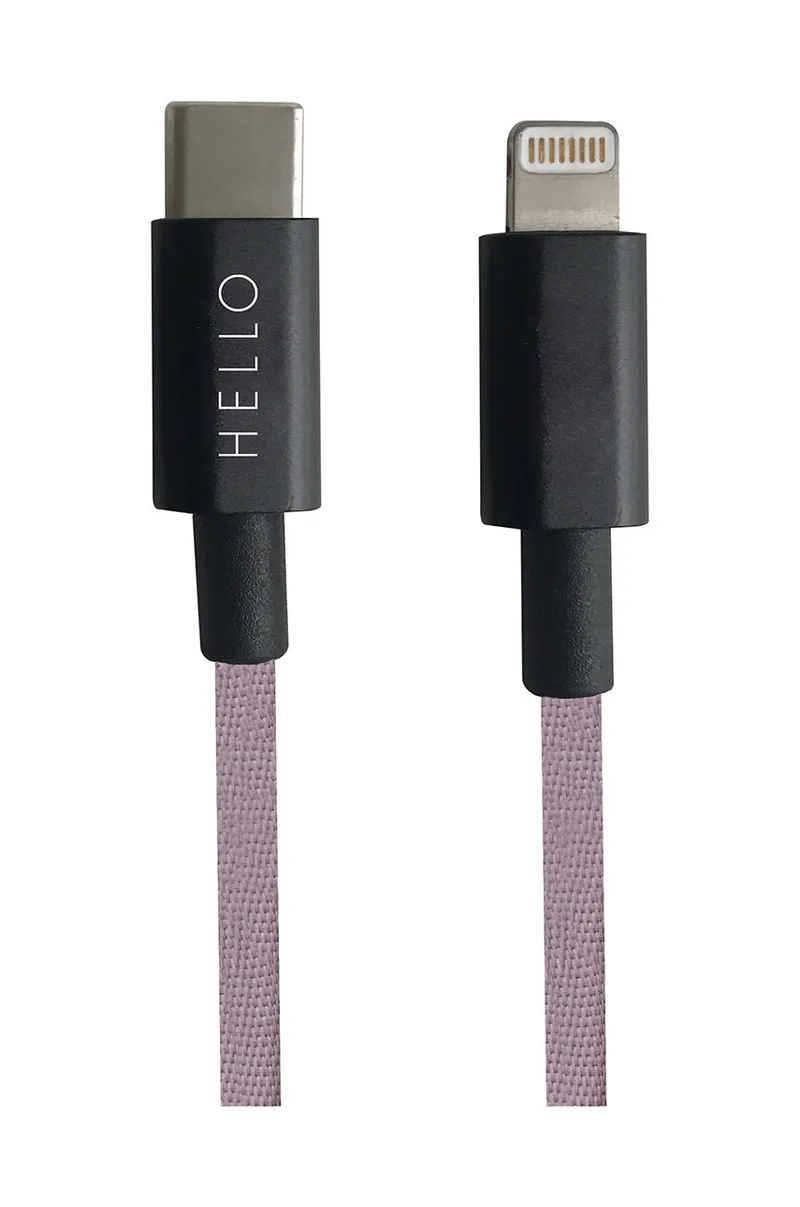 Design Letters Καλώδιο φόρτισης USB-C Lightning 1m